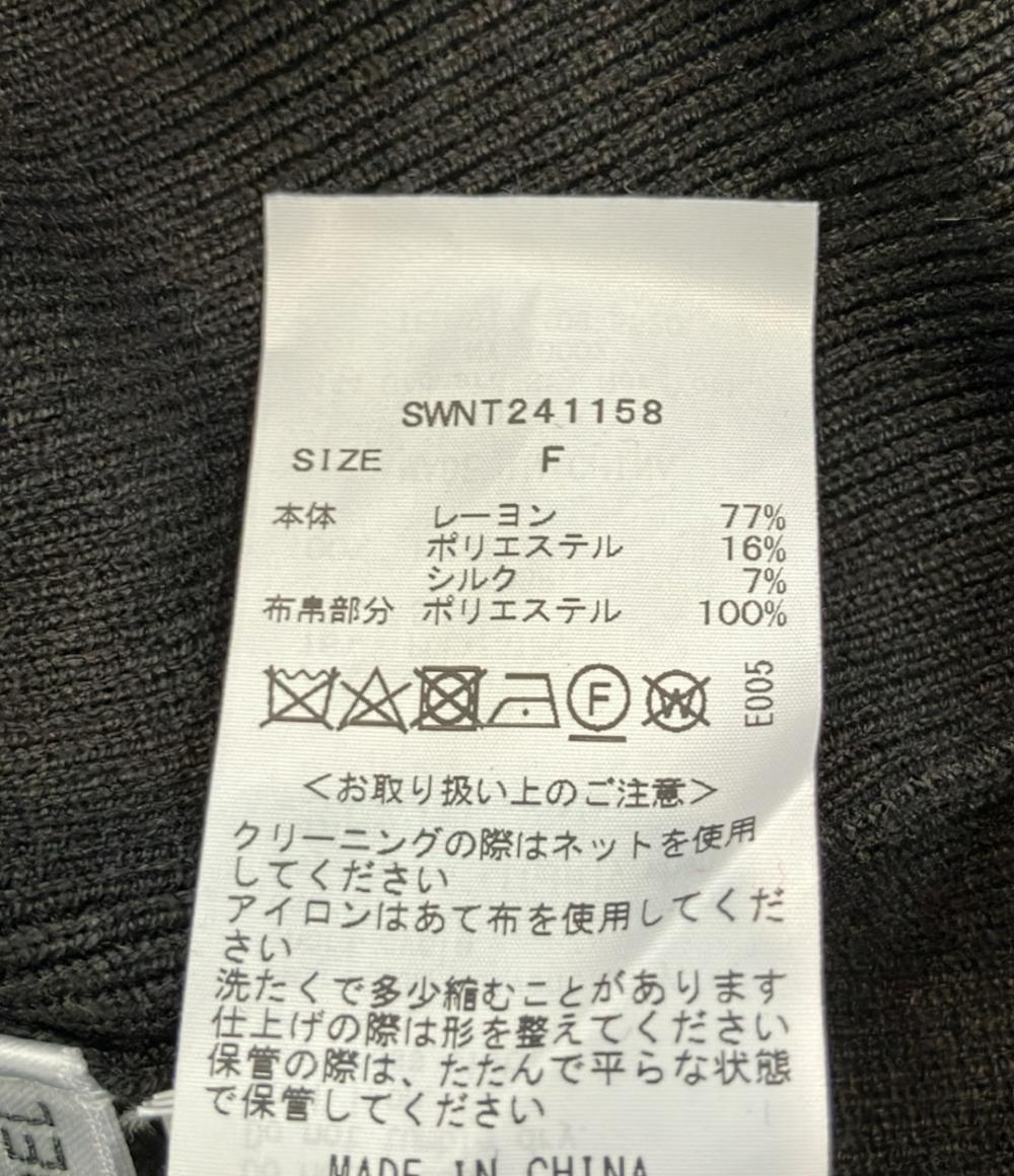 スナイデル 長袖フリルニット SWNT241158 レディース SIZE F snidel