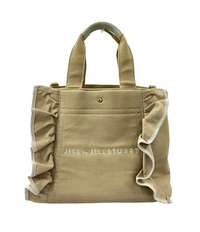 ジルバイジルスチュアート フリルキャンバストートバッグ レディース JILL by JILLSTUART