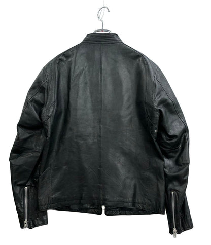 BEAUTY&YOUTH UNITED ARROWS レザージャケット バンドカラー メンズ SIZE XL ビューティアンドユースユナイテッドアローズ