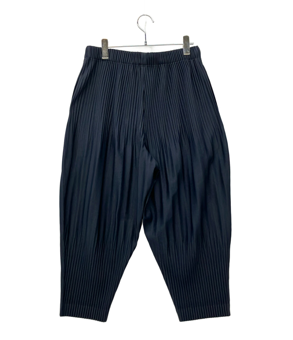 HOMME PLISSE ISSEY MIYAKE イージーパンツ ロング BASIC pleated tapered pants HP55JF153 メンズ SIZE 2 (M) オム プリッセ イッセイミヤケ