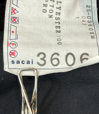 Sacai 長袖ニット 25SS Cotton Chino Mix Pullover 25-03606m メンズ SIZE 1 (S) サカイ