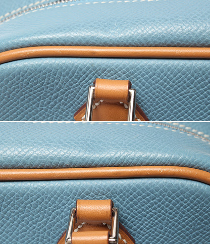HERMES ハンドバッグ シルバー金具 □J刻印 ヴォーエプソン ミニプリュム レディース エルメス