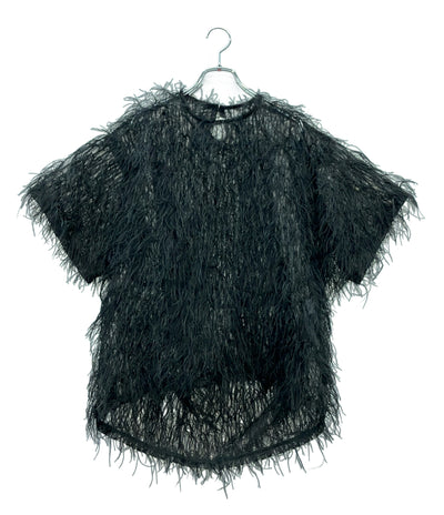 美品 Cygne 半袖 フェザートップス レディース SIZE FREE (M) シーニュ