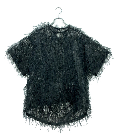 美品 Cygne 半袖 フェザートップス レディース SIZE FREE (M) シーニュ