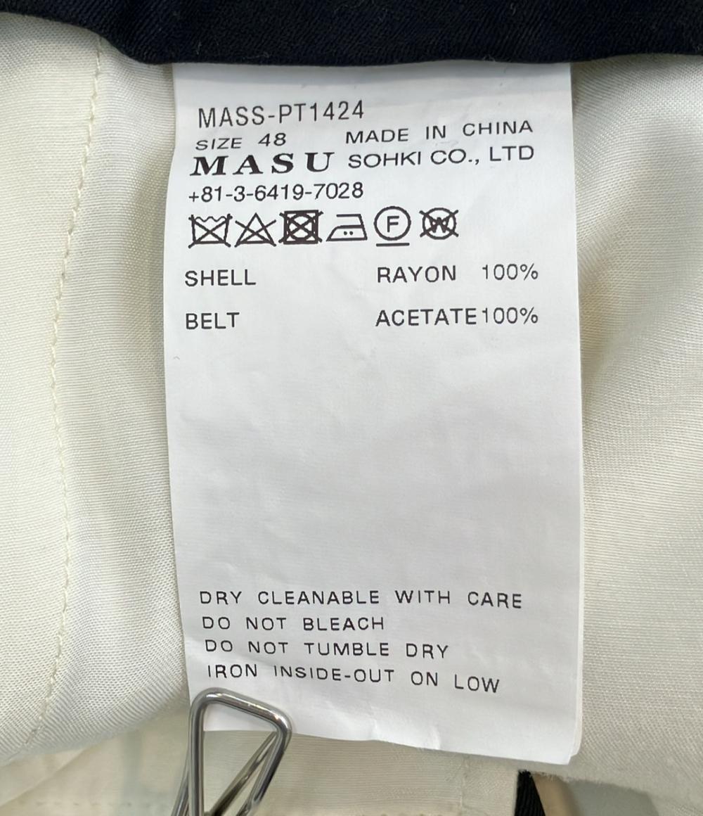 MASU ロングパンツ サテン メンズ SIZE 48 エムエーエスユー