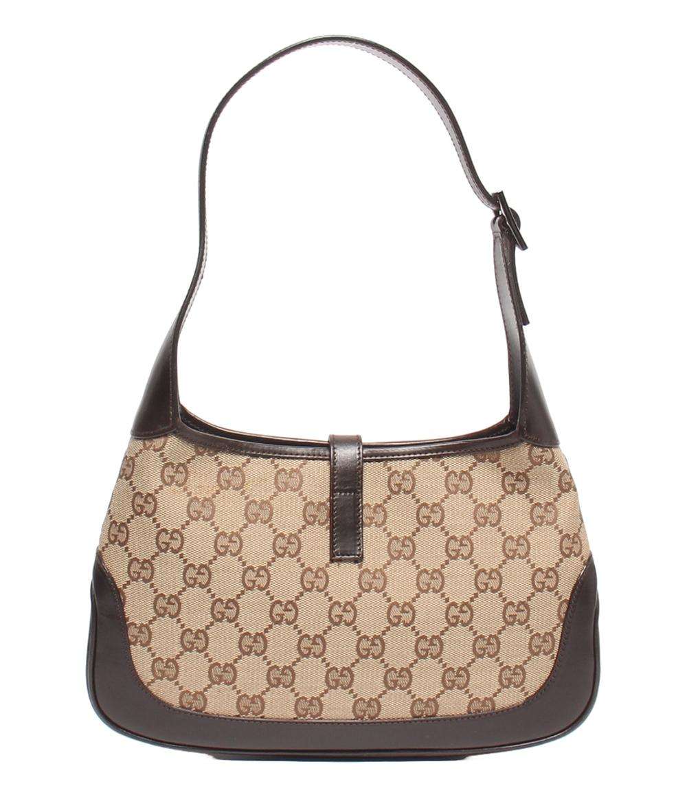 美品 GUCCI ワンショルダーバッグ 肩掛け GGキャンバス ジャッキー 001 3735 002058 レディース グッチ