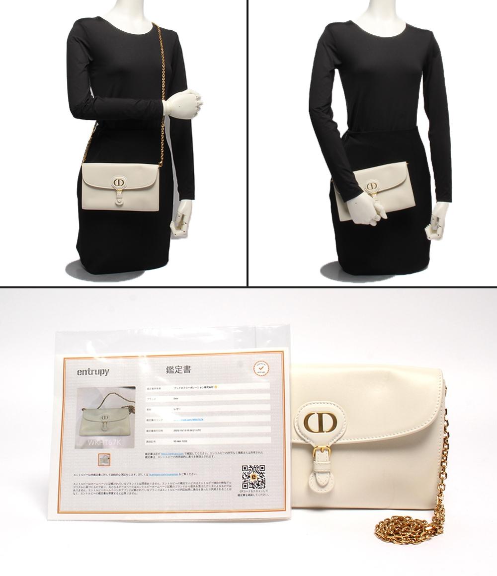 Christian Dior 2wayチェーンショルダーバッグ  クラッチバッグ 斜め掛け 93MA1222 レディース クリスチャンディオール