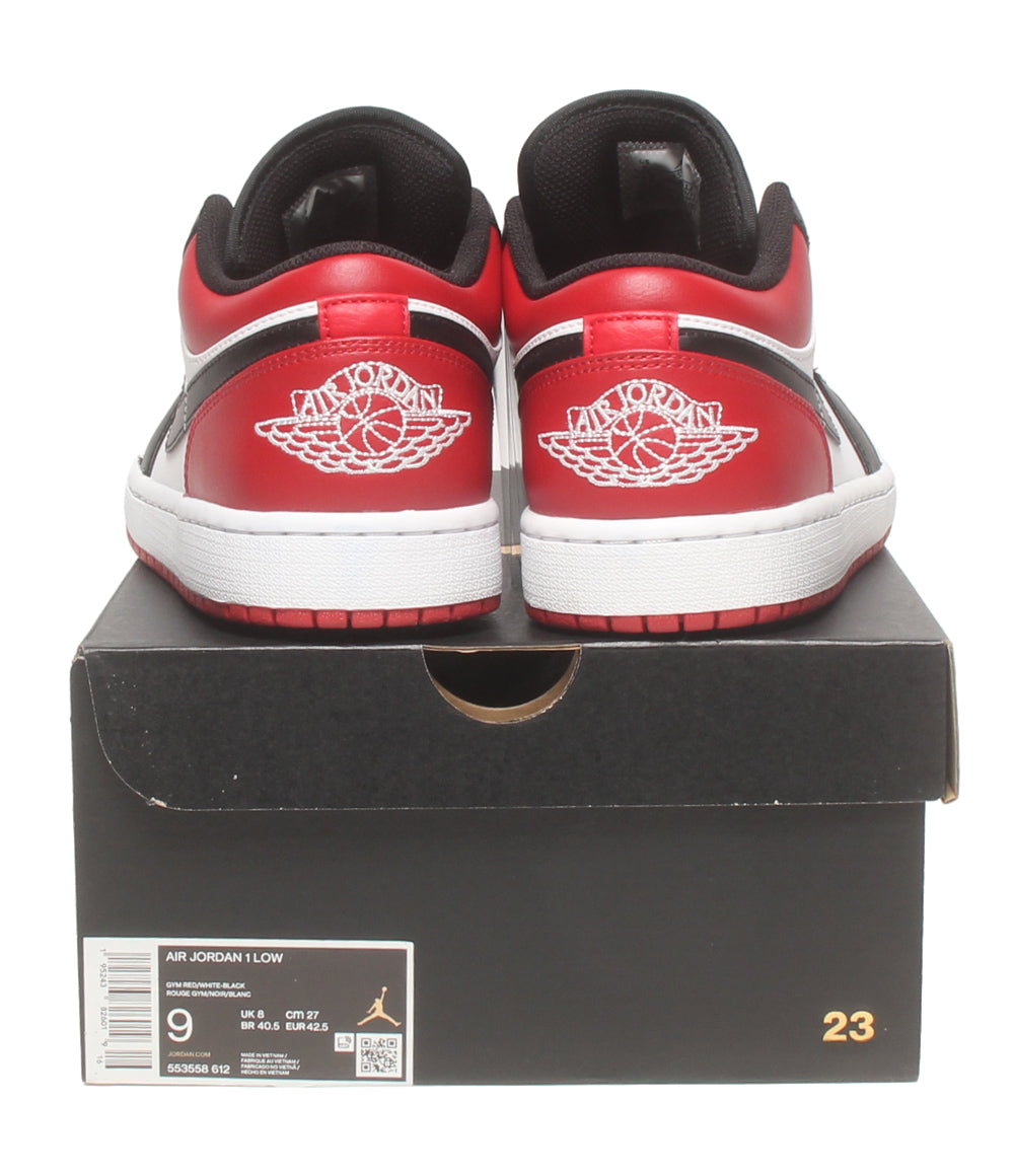 美品 NIKE ローカットスニーカー エア ジョーダン 1 ロー AIR JORDAN 1 LOW 553558-612 メンズ SIZE 27.0 ナイキ