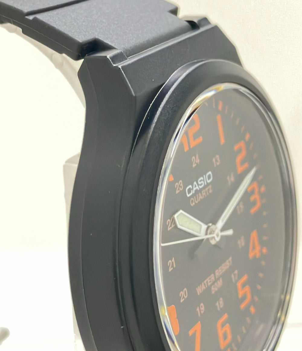 美品 CASIO 腕時計 クオーツ ブラック MW-240 メンズ カシオ
