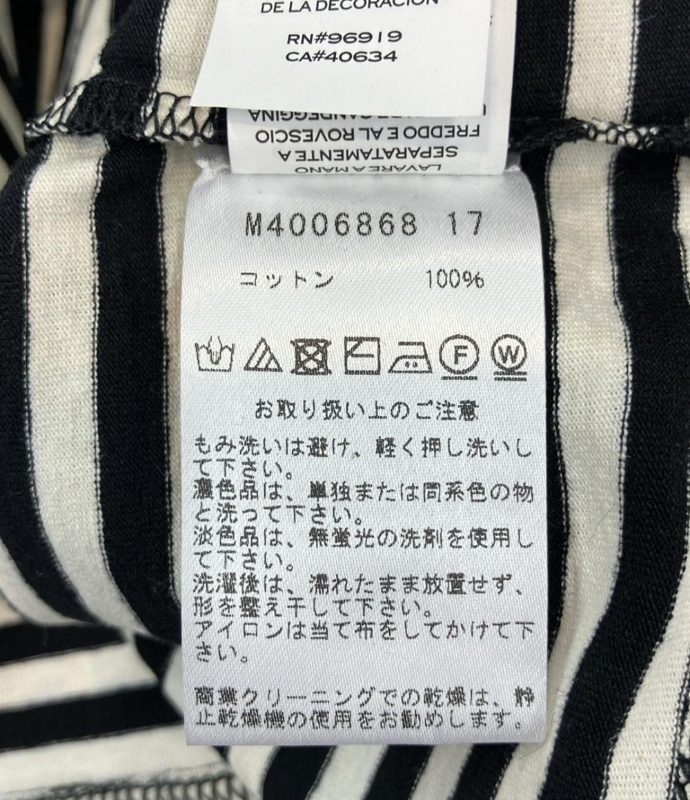 美品 マークジェイコブス ボーダーショート丈半袖Tシャツ レディース SIZE XS (XS) MARC JACOBS