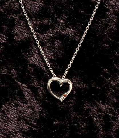 美品 ヨンドシー ネックレス SV ハートモチーフ レディース 4℃