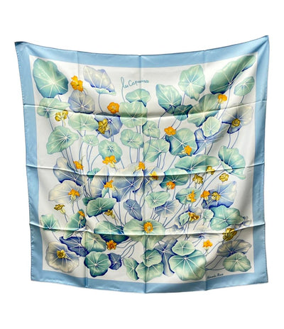 美品 HERMES スカーフ カレ90 シルク100% Les Capucines レディース エルメス