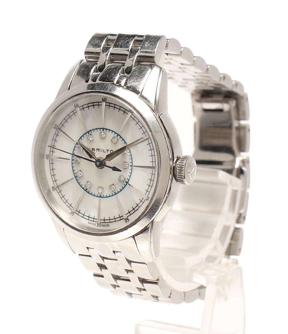 HAMILTON 腕時計 レイルロード Railroad クオーツ シェル H403110 レディース ハミルトン