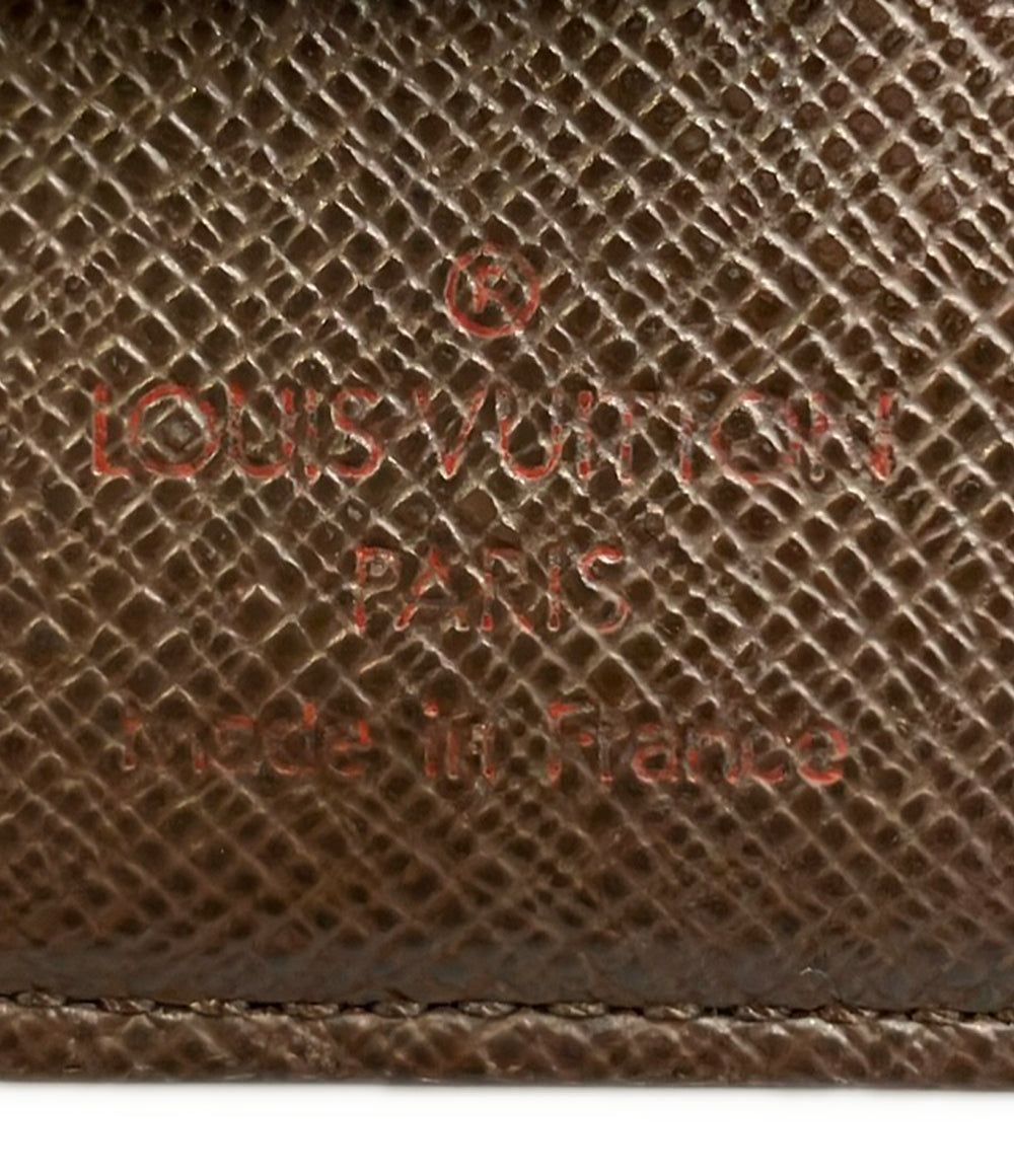 LOUIS VUITTON 二つ折り財布 ポルトフォイユ ヴィエノワ ダミエ エベヌ N61674 メンズ レディース ルイ・ヴィトン