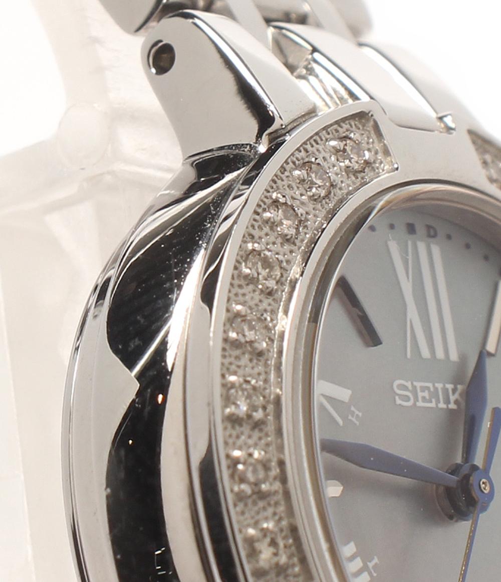 SEIKO 腕時計 エクセリーヌ Exceline ソーラー シェル 1B22-0AG0