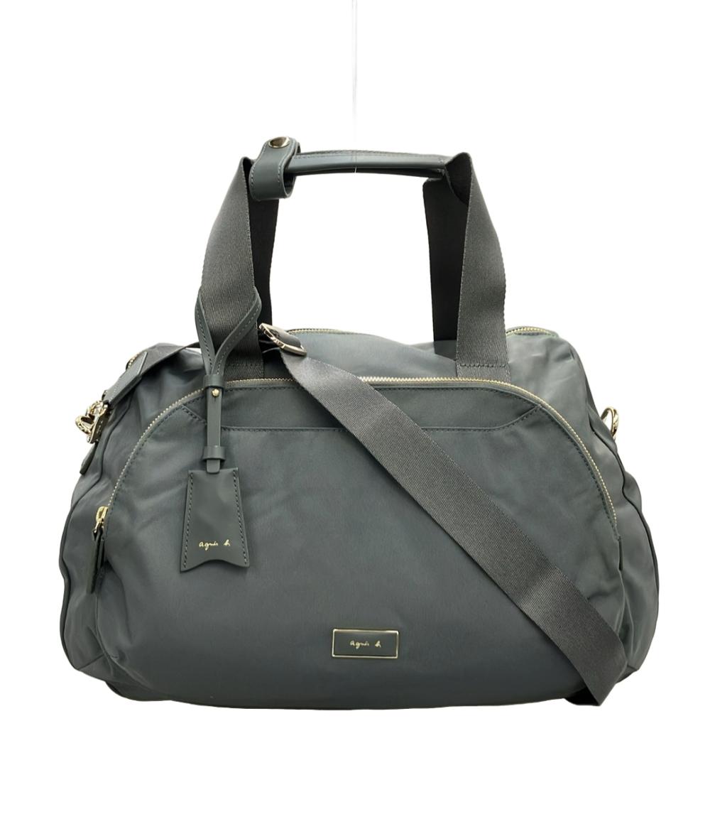agnes b. ボストンバッグ ショルダーバッグ 2WAY 斜め掛け レディース