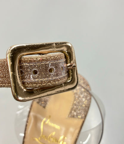 Christian Louboutin ストラップサンダル グリッター レディース SIZE 37 (23.5cm) クリスチャンルブタン