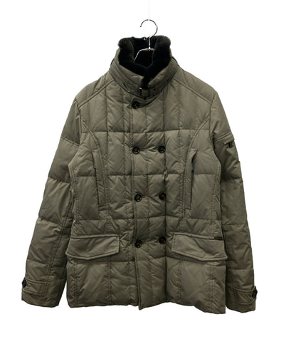 MOORER ダウンジャケット ファーカラーグレージュ インポート ムーレージャケット 212-81734-323 メンズ SIZE 48 (L) ムーレー