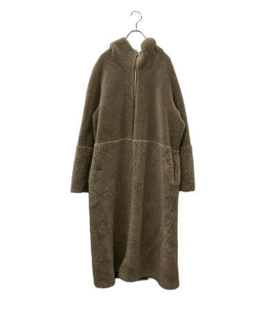 GRACE CONTINENTAL フーディボアコート ウールボアムートンフード 24AW 0324469120-00 レディース SIZE 36 (S) グレースコンチネンタル