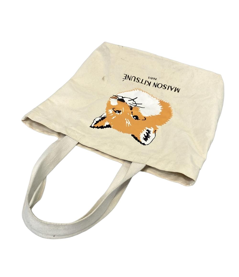 MAISON KITSUNE トートバッグ 肩掛け 狐 キツネ レディース メンズ メゾンキツネ