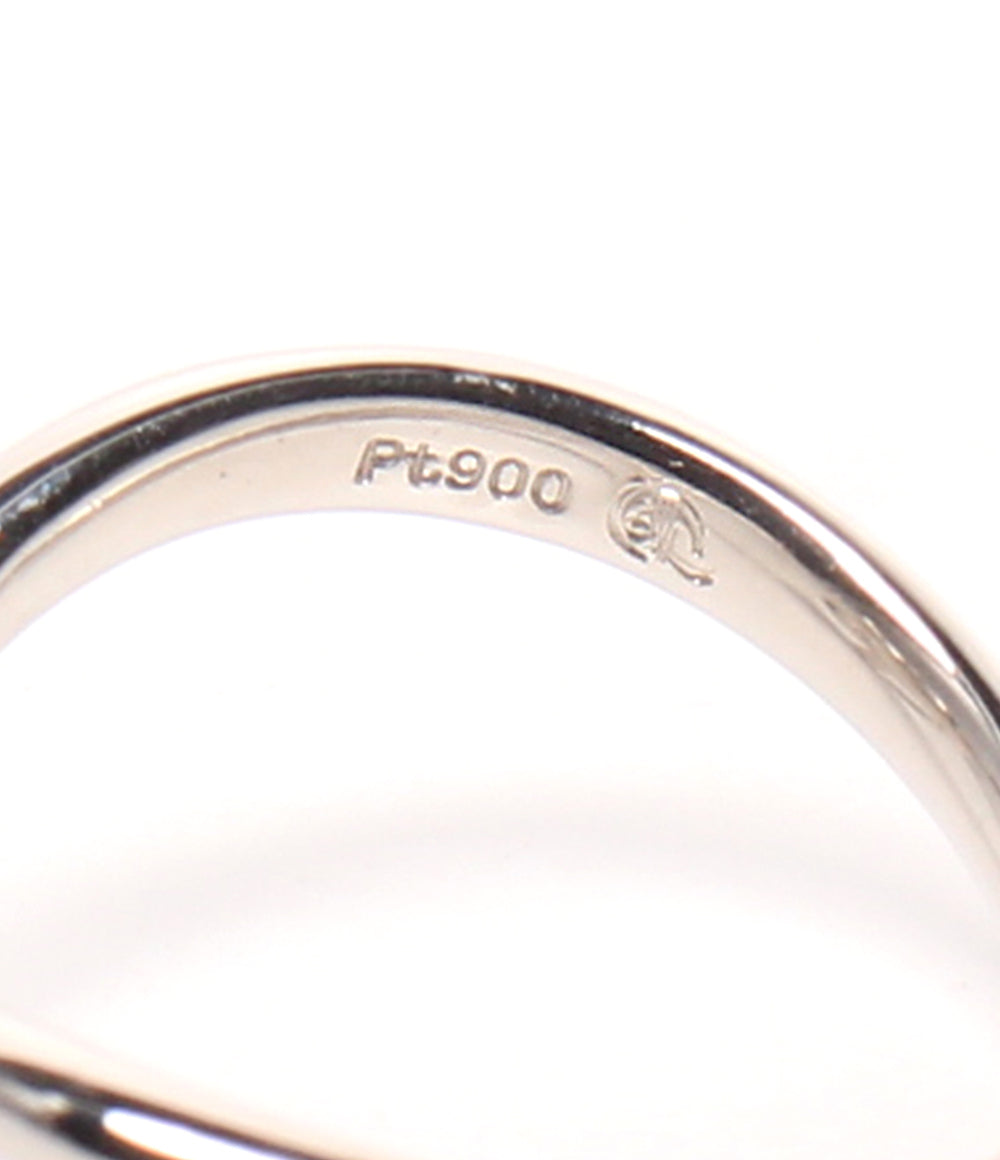 美品 リング 指輪 Pt900 ダイヤ 0.426ct レディース SIZE 10号