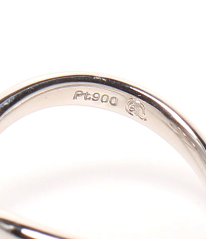 美品 リング 指輪 Pt900 ダイヤ 0.426ct レディース SIZE 10号