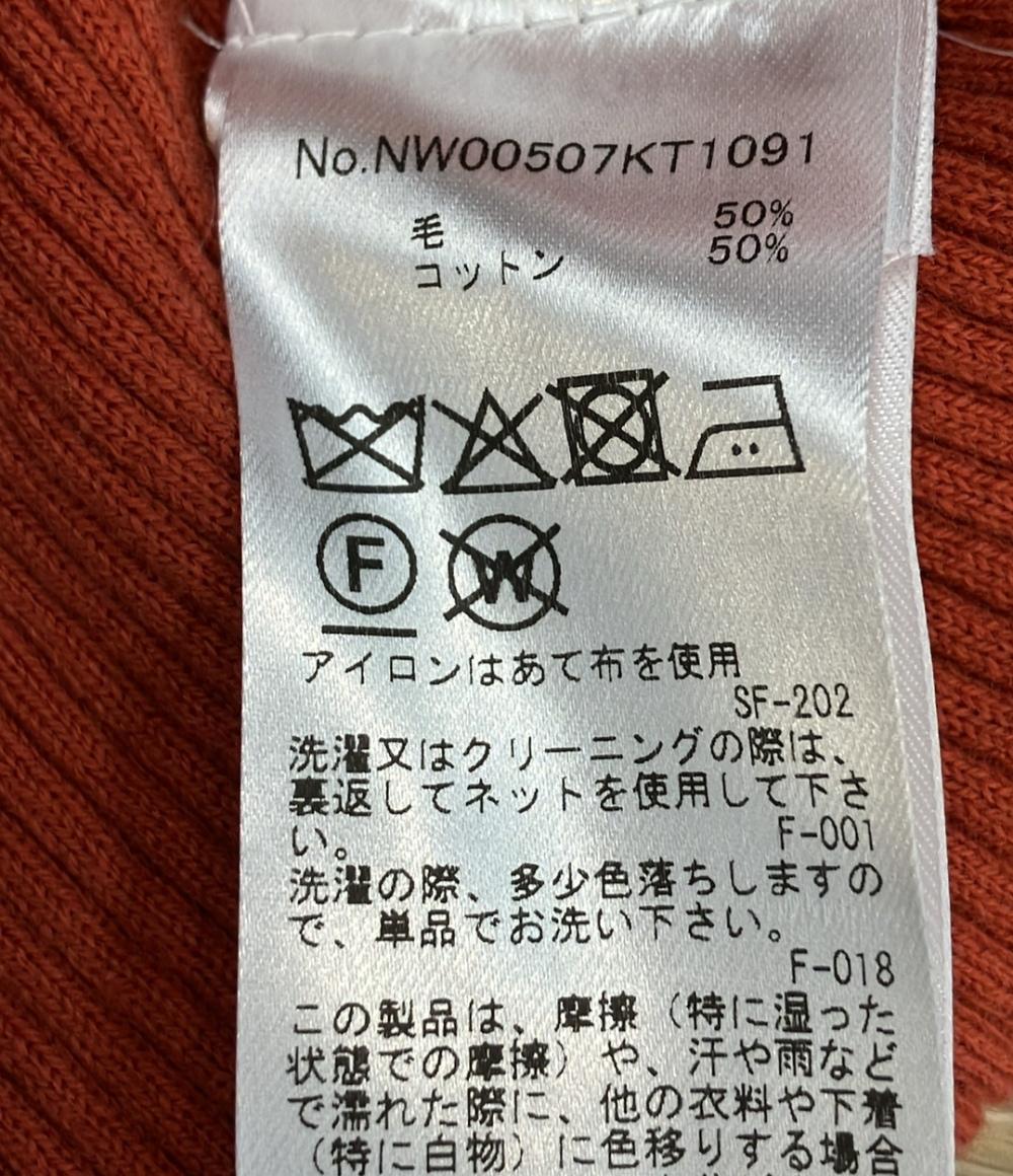 MAISON KITSUNE 長袖カーディガン リブニット 2024年秋冬 BABY FOX PATCH FINE RIBBED CARDIGAN NW00507KT1091 レディース SIZE XS メゾンキツネ