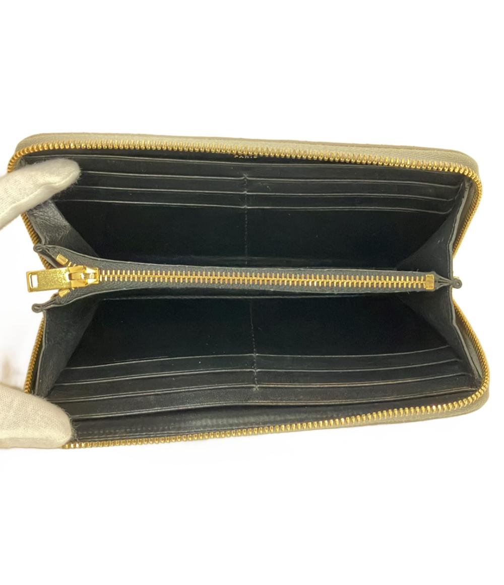 サンローランパリ ラウンドファスナー長財布 レディース SAINT LAURENT PARIS