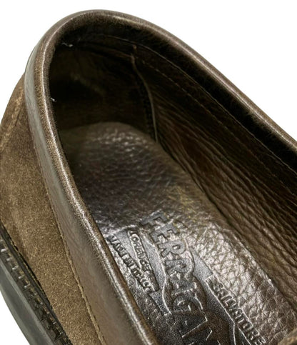 Salvatore Ferragamo ローファー スウェード ガンチーニ UR41174 メンズ SIZE 7 サルヴァトーレフェラガモ