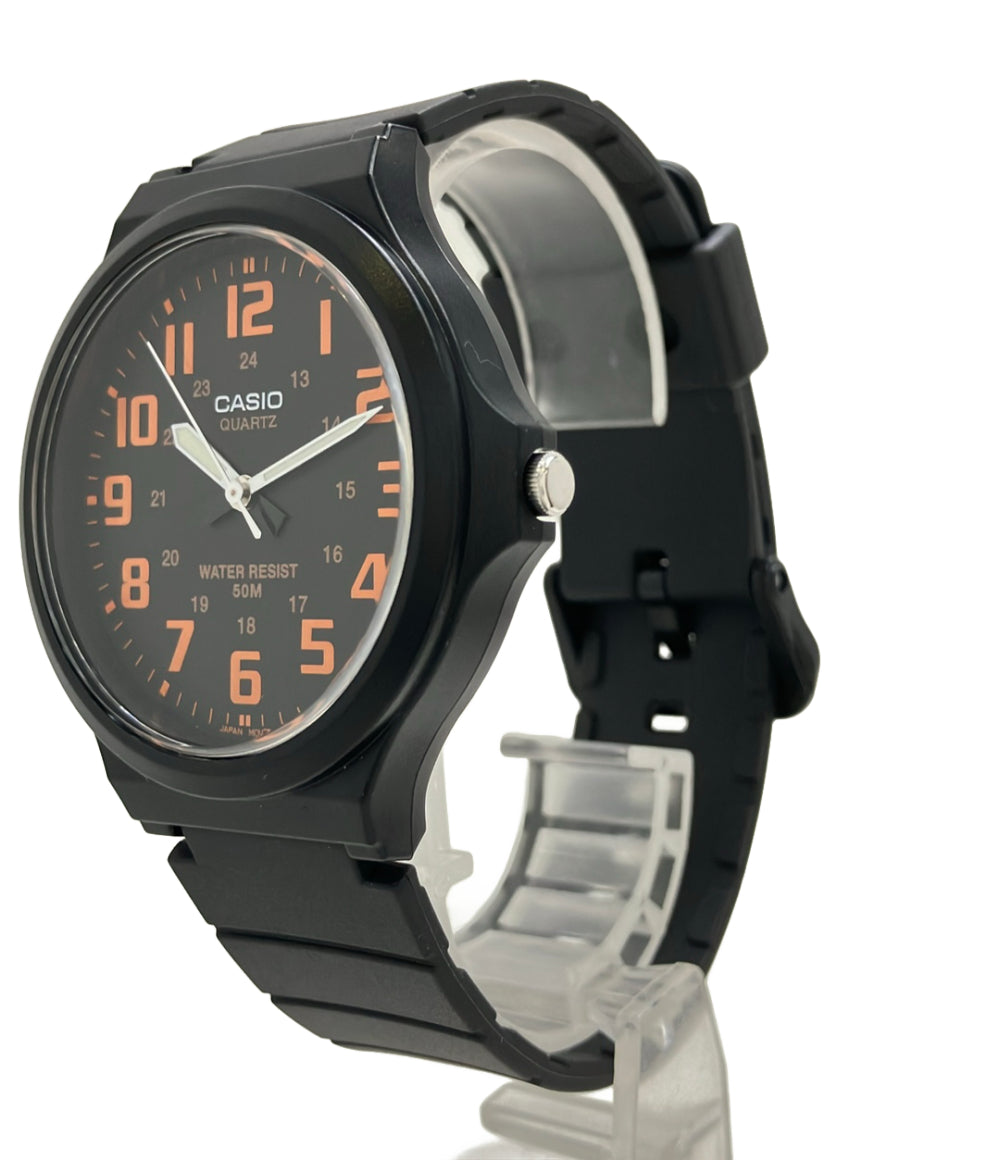 美品 CASIO 腕時計 クオーツ ブラック MW-240 メンズ カシオ