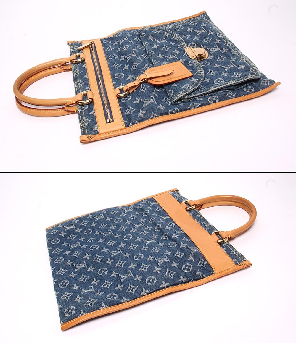 ルイヴィトン LOUIS VUITTON フラット・ショッパー M95018  モノグラムデニム トートバッグ カバン 肩掛け ショルダーバッグ モノグラムデニム ブルー LOUIS VUITTON - ルイヴィトン LOUIS VUITTON フラット・ショッパー