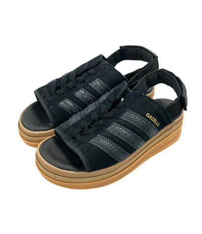 美品 adidas ストラップサンダル 厚底 GAZELLE BOLD SANDALS HQ4688 レディース SIZE 23.5 アディダス