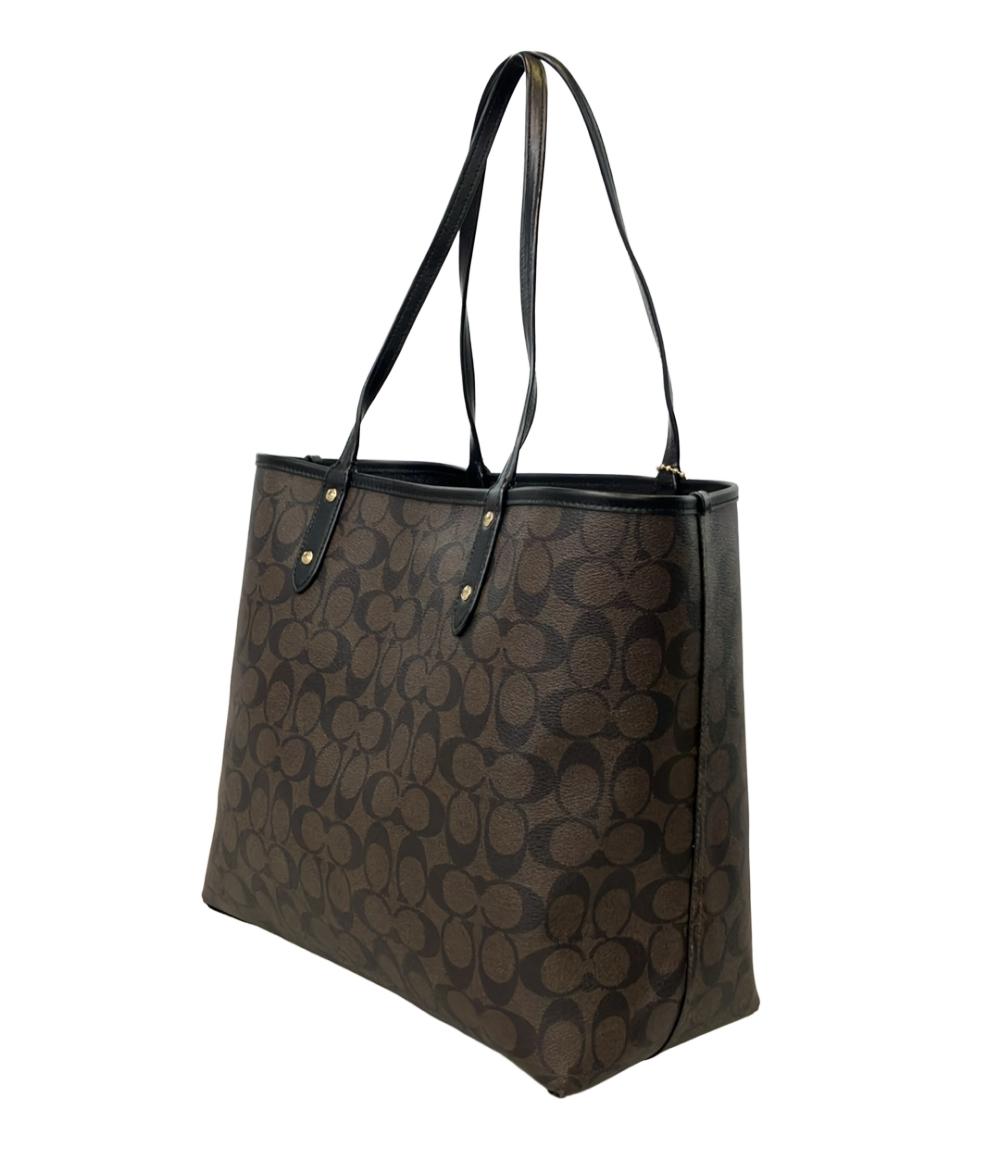 美品 COACH トートバッグ リバーシブル シグネチャー F36658 レディース コーチ