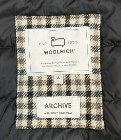 美品 WOOLRICH ダウンジャケット Alaskan Wool Check Overshirt ARCHIVEラインWOOLRICH WOOLEN MILLS メンズ SIZE S ウールリッチ