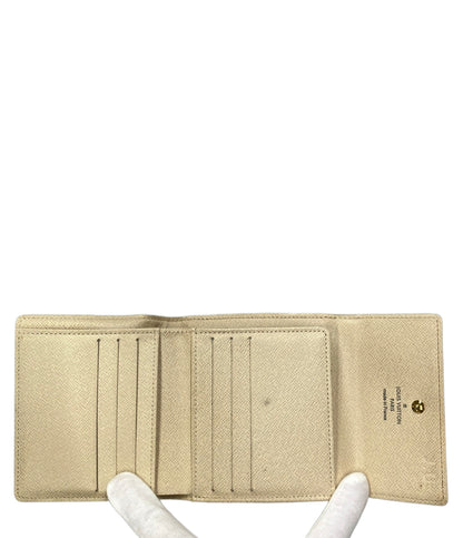 LOUIS VUITTON ダブルホック 二つ折り財布 ポルトフォイユ エリーズ ダミエ アズール N61733 レディース ルイ・ヴィトン