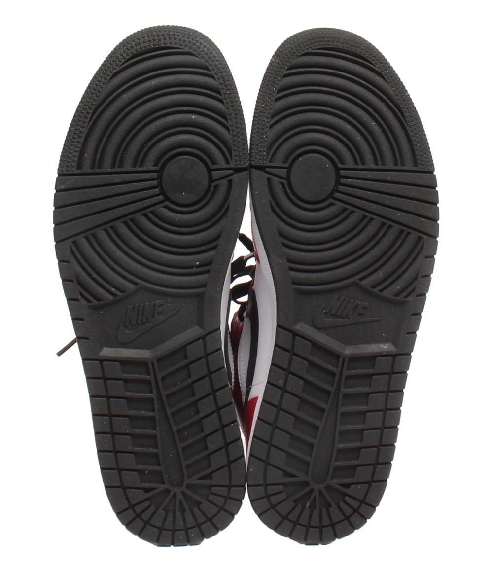 ジョーダン　JORDAN1 ブラックカラー　28cm 美品 ナイキ エア ジョーダン 1 ハイカットスニーカー シカゴ ブラック