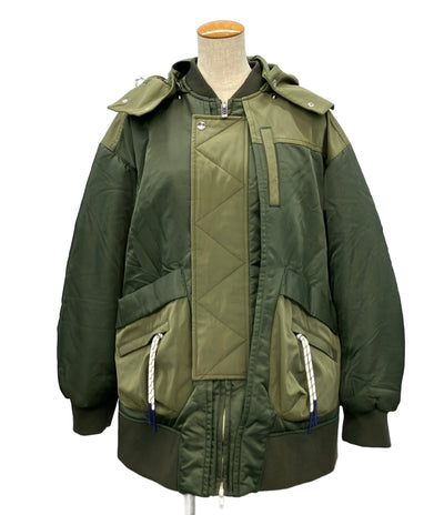 美品 UN3D MA-1 マウンテンフーディブルゾン レディース SIZE 38 (M) アンスリード
