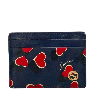 GUCCI カードケース ハート柄 インターロッキングG 334483 203887 レディース グッチ