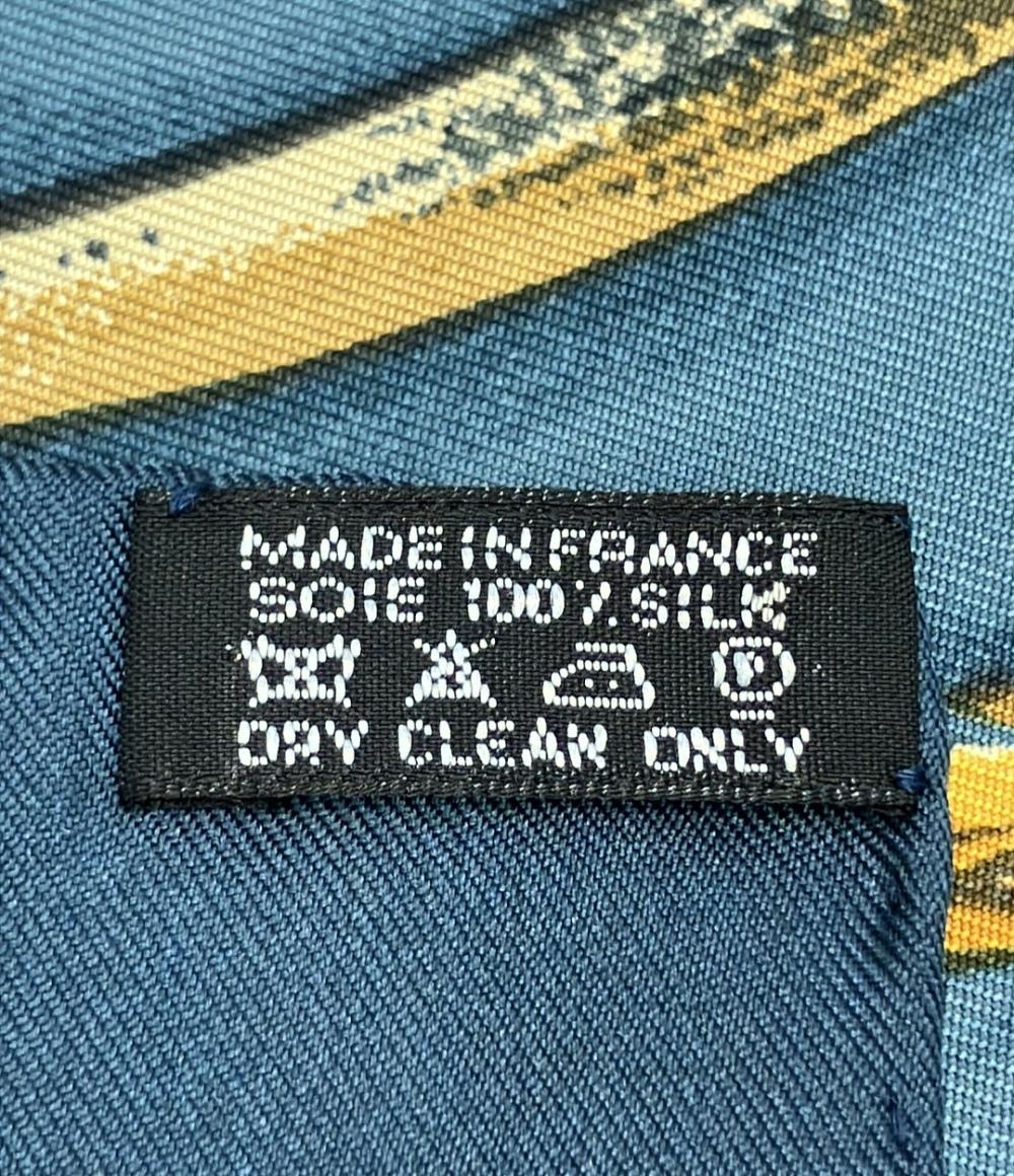 美品 エルメス スカーフ シルク100% カレ90 Céramique Ottomane レディース HERMES