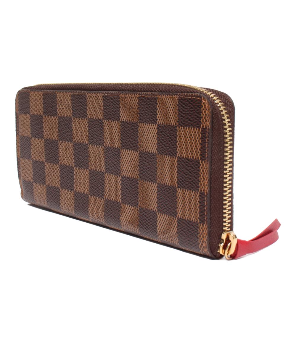 LOUIS VUITTON ラウンドファスナー長財布 ダミエ ポルトフォイユ クレマンス N60534 レディース ルイ・ヴィトン