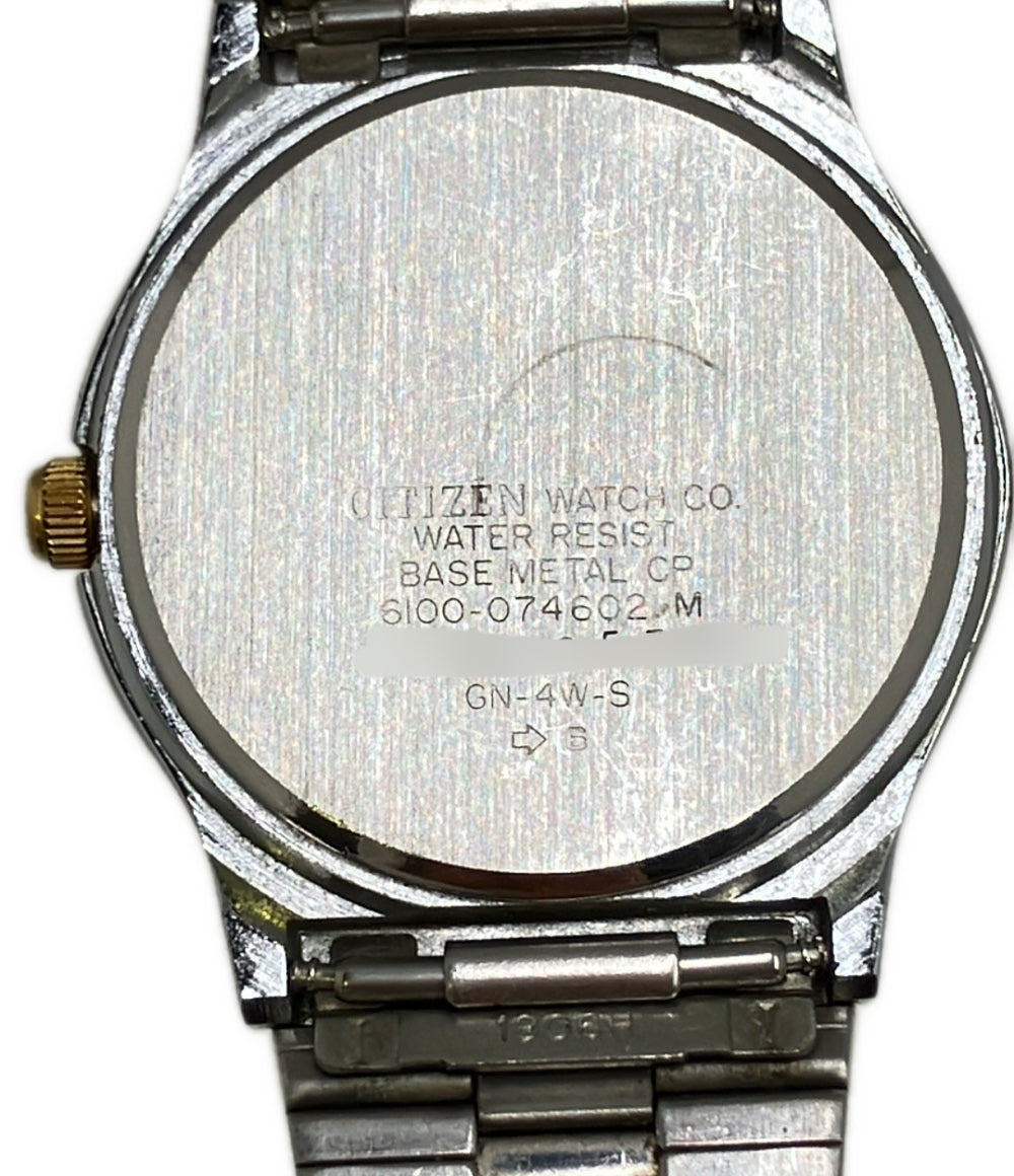 CITIZEN 腕時計 クオーツ 6100-074602 メンズ シチズン