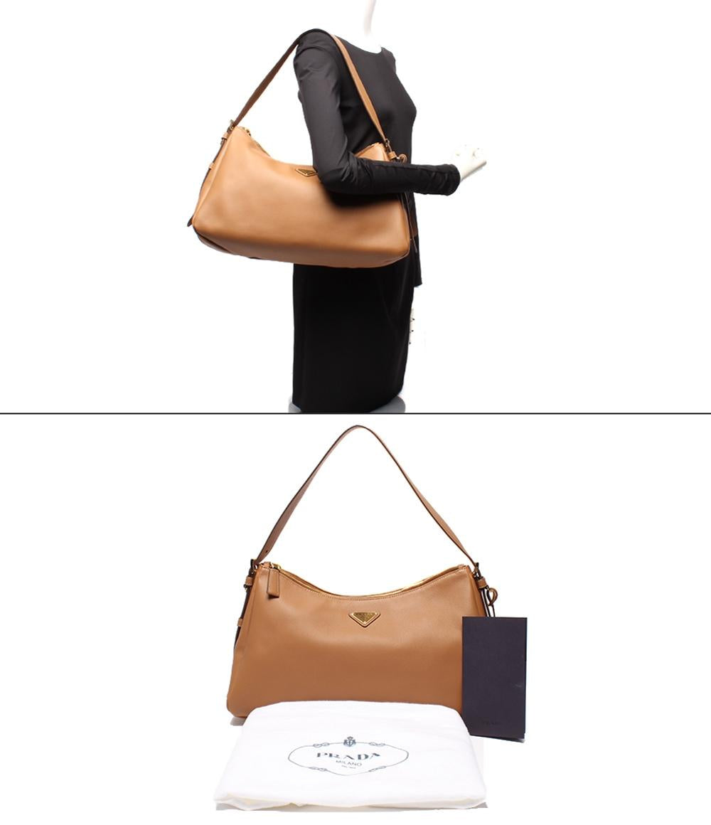 美品 プラダ ショルダーバッグ 肩掛け ソフトグレインレザー 1BC228_2CYS_F03BH_V_LVM レディース PRADA