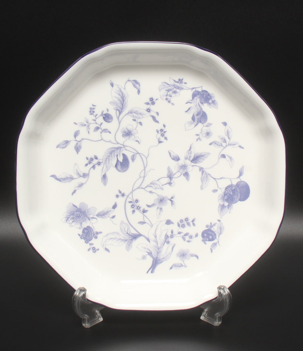 美品 WEDGWOOD オクタゴナルディッシュ 皿 24cm ブループラム ウェッジウッド