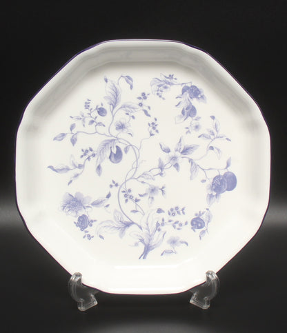 美品 WEDGWOOD オクタゴナルディッシュ 皿 24cm ブループラム ウェッジウッド