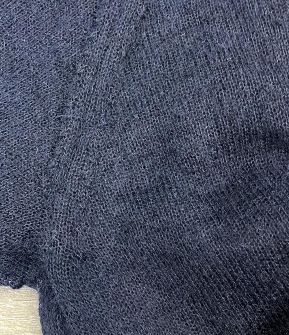 AURALEE 半袖ポロシャツ MOHAIR SHEER KNIT A25SP03FG メンズ SIZE 3