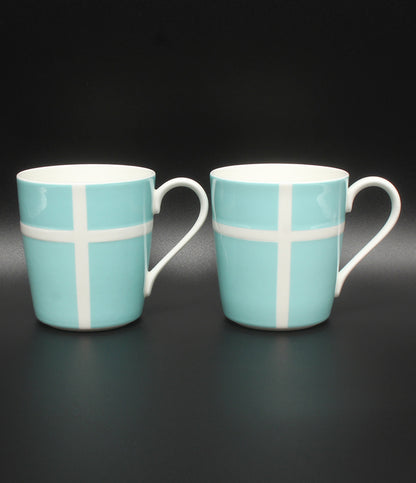 美品 Tiffany & Co. マグカップ 2点セット ペア ブルーボックス ティファニー