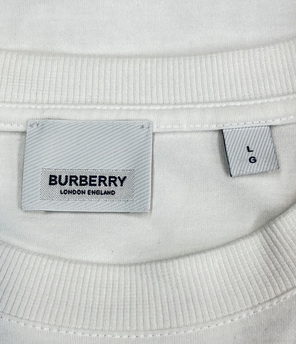 美品 BURBERRY LONDON 半袖Tシャツ ロゴ メンズ SIZE L バーバリーロンドン
