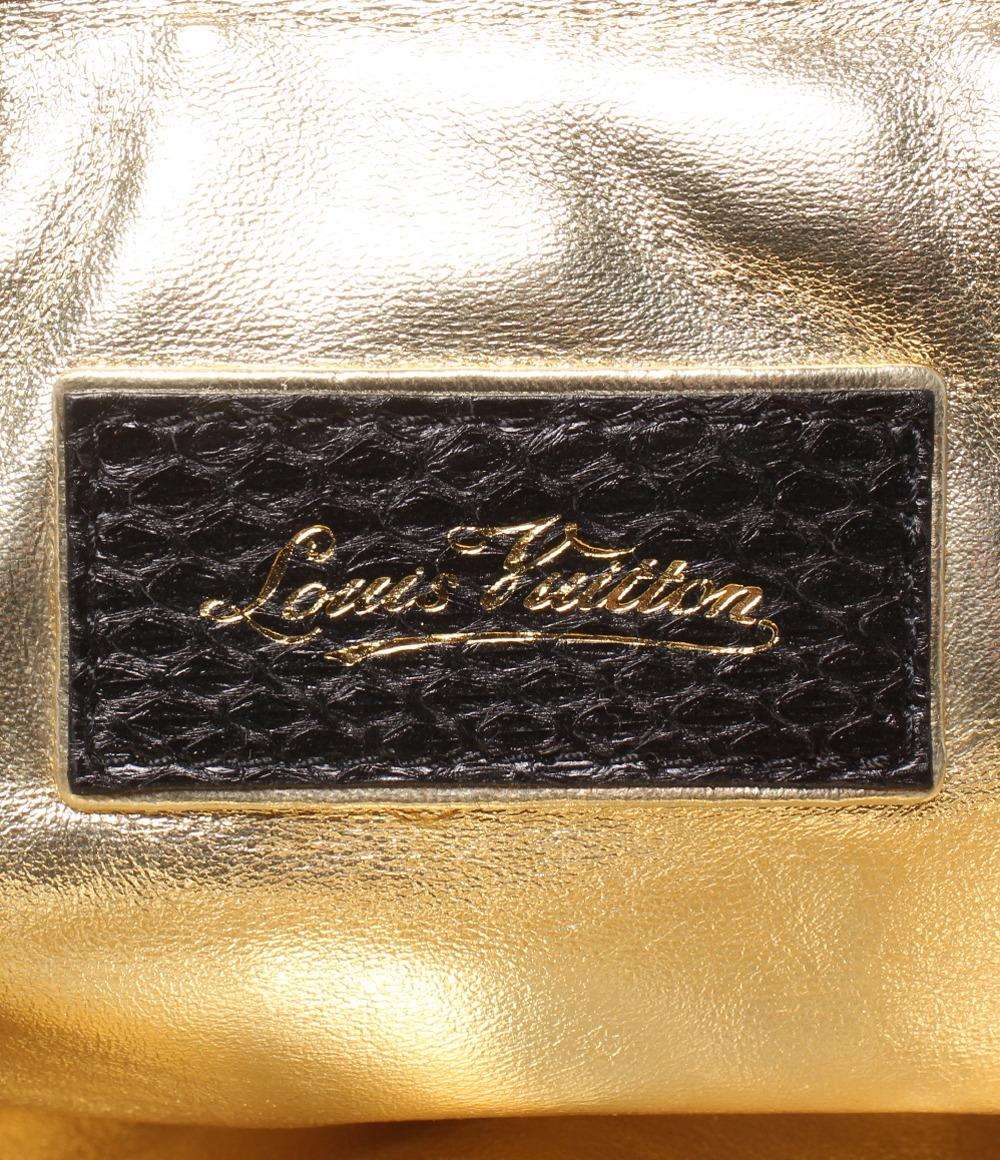美品 LOUIS VUITTON チェーンハンドバッグ がま口 オモニエール モノグラム サテン M92062 レディース ルイ・ヴィトン