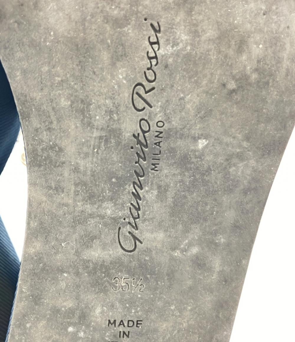 Gianvito Rossi サンダル クロスストラップ 厚底 レディース SIZE 35 1/2 (22.5cm) ジャンヴィトロッシ