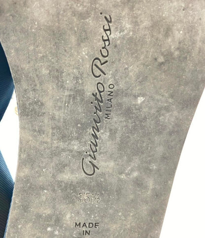 Gianvito Rossi サンダル クロスストラップ 厚底 レディース SIZE 35 1/2 (22.5cm) ジャンヴィトロッシ